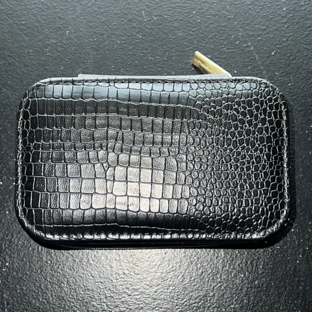 Estella Bartlett Mini Travel Black Jewelry Case Treasure Me Zip Around Organizer